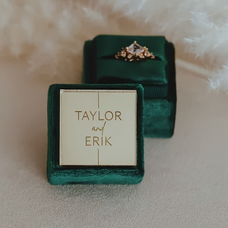 Custom Wedding Ring Box for Engagements